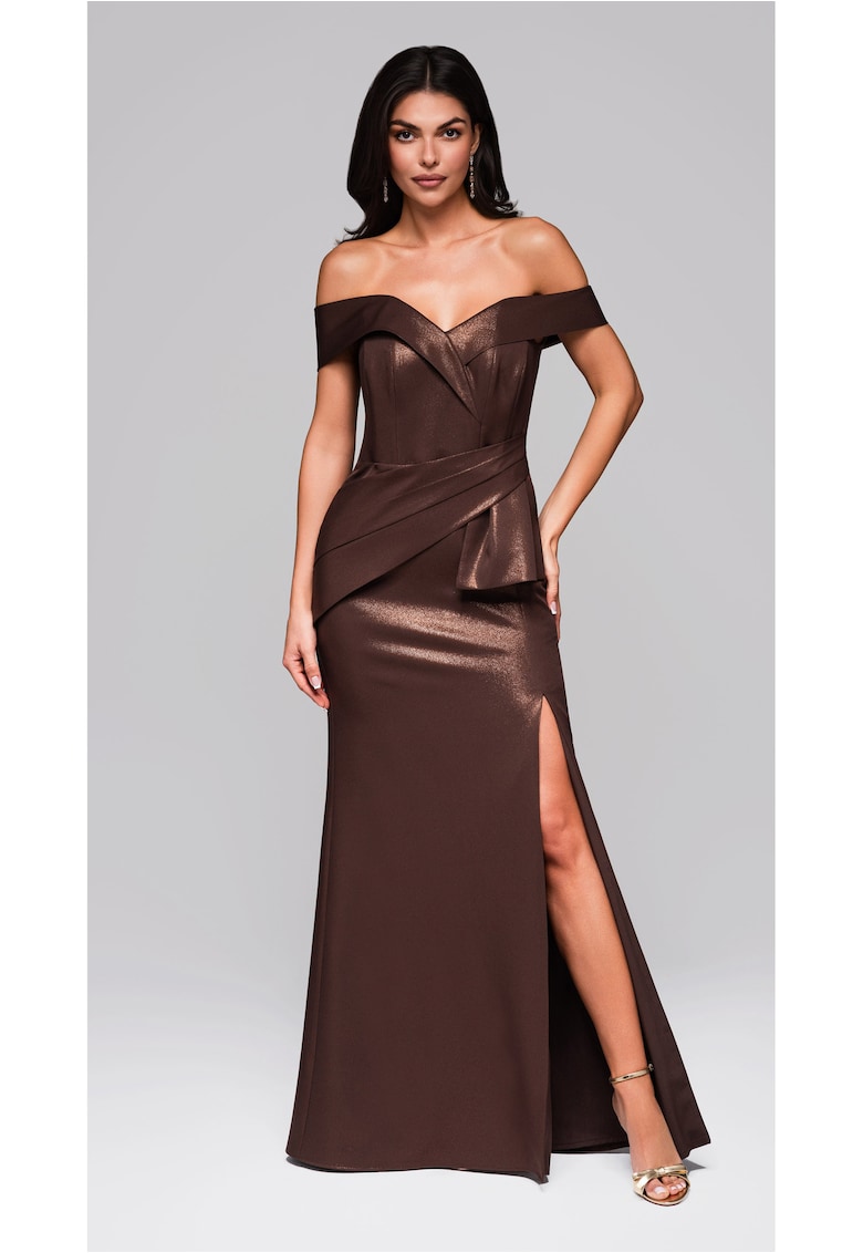 Oferte la Rochie de seara maxi  LA-OM-DLR248 - Maro