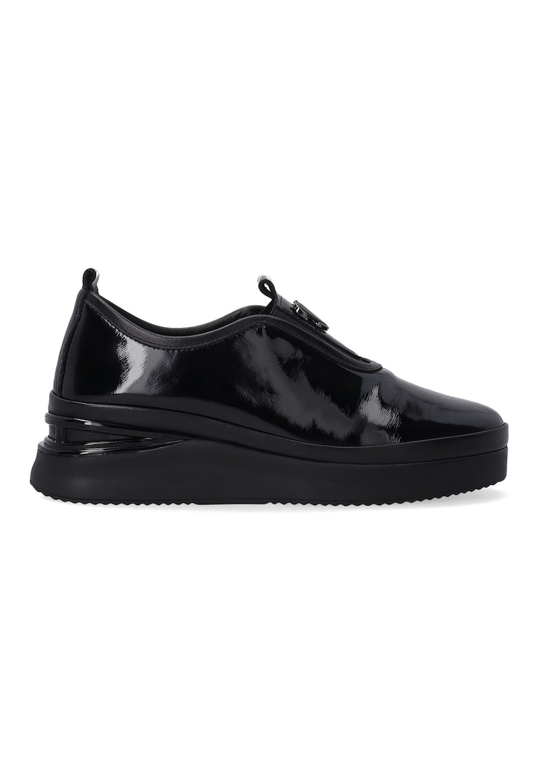 Oferte la Pantofi din piele lacuita cu talpa wedge