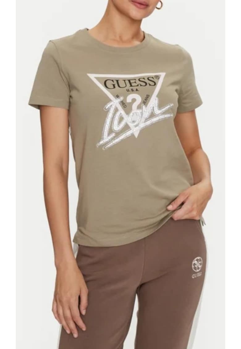 Oferte la Tricou dama  Bumbac - Verde - Verde