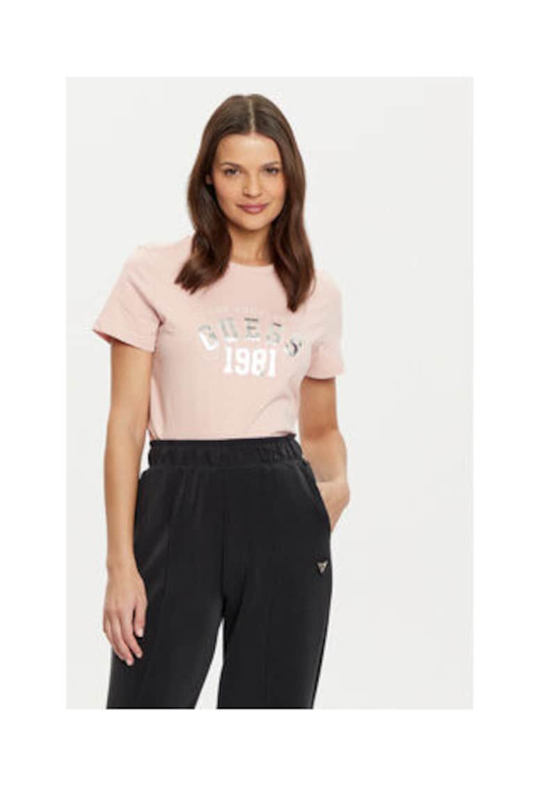 Oferte la Tricou dama bumbac - Roz