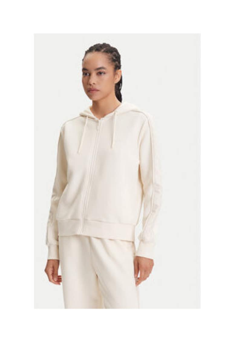 Oferte la Hanorac casual cu glugă și șnur - Ecru