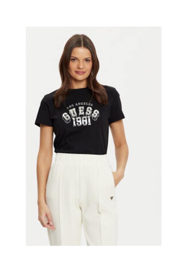 Oferte la Tricou dama casual - Negru