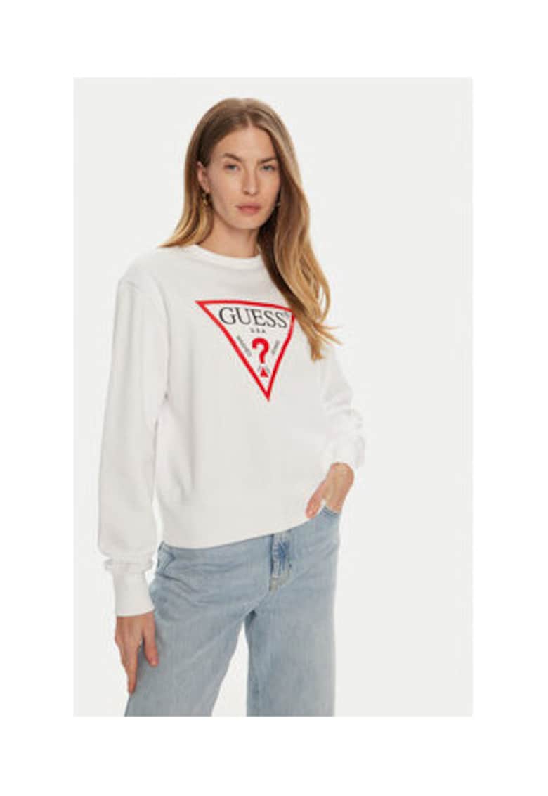 Oferte la Bluza sport cu imprimeu - Alb