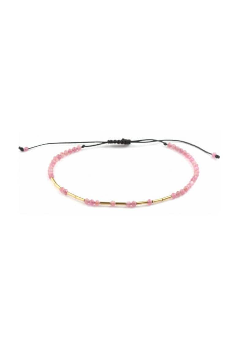 Oferte la Bratara din aur filat 14k /20 - reglabila cu turmaline Touramali Fusion