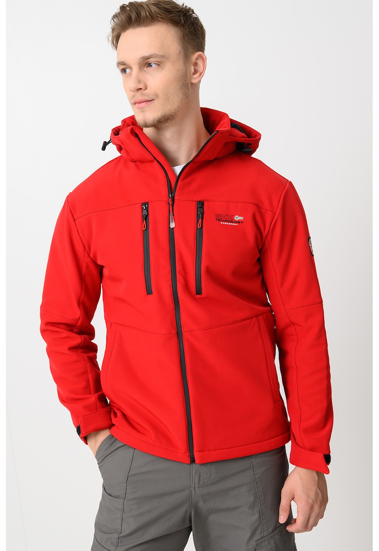 Oferte la Jacheta softshell cu fermoar Timmex - Rosu