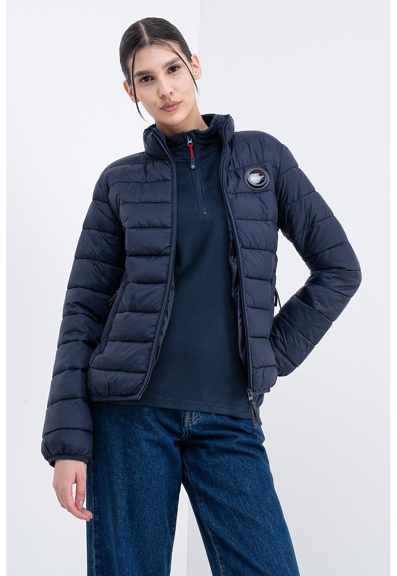 Oferte la Geaca slim fit Atikahadge - Bleumarin