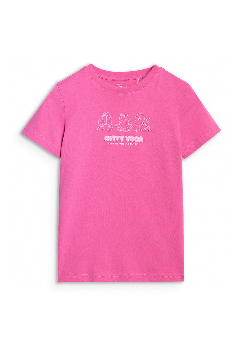 Oferte la Tricou Fete Bumbac  Junior - Junior - 48945 - Roz
