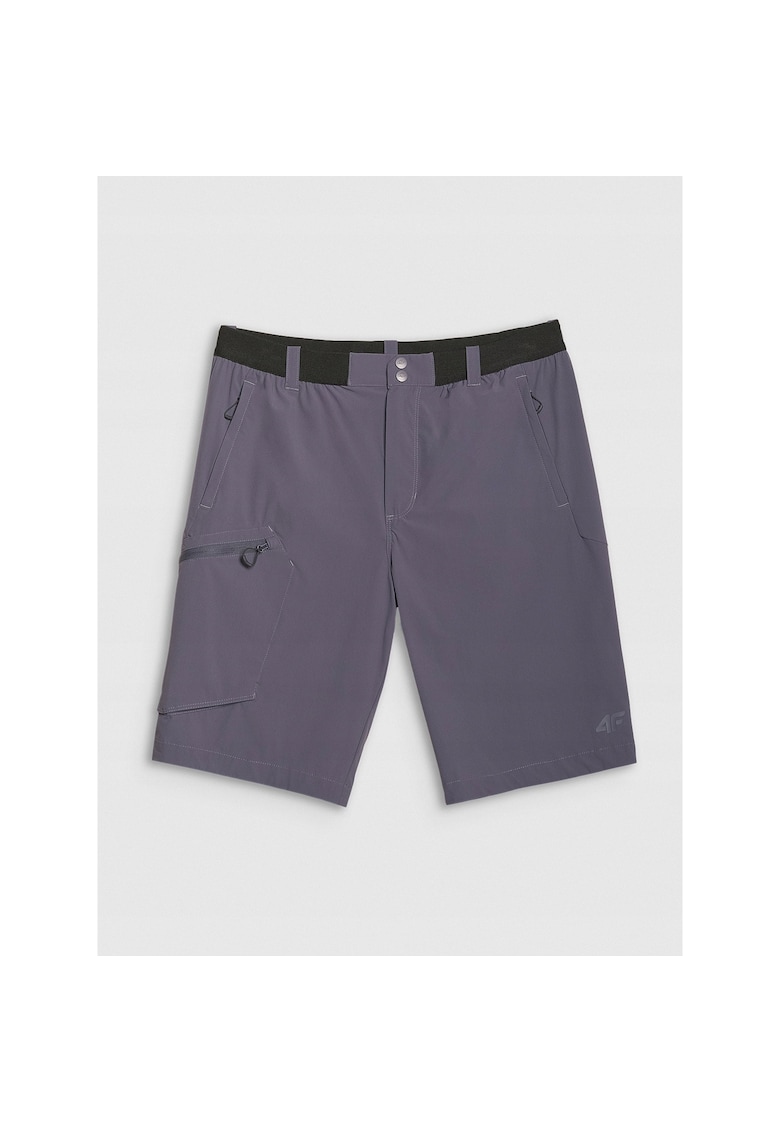 Oferte la Pantaloni scurti de trekking  elastici - gri - pentru drumetii - gri