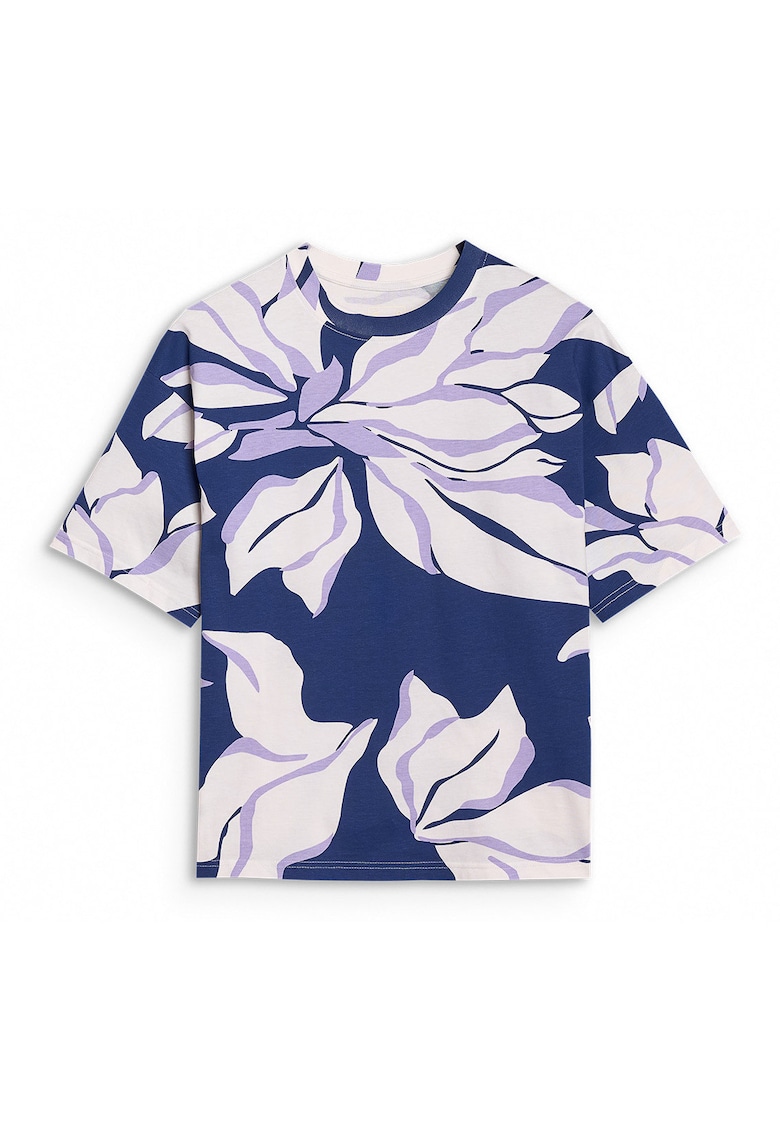 Oferte la Tricou Oversize  100% Bumbac - Imprimeu - Multicolor