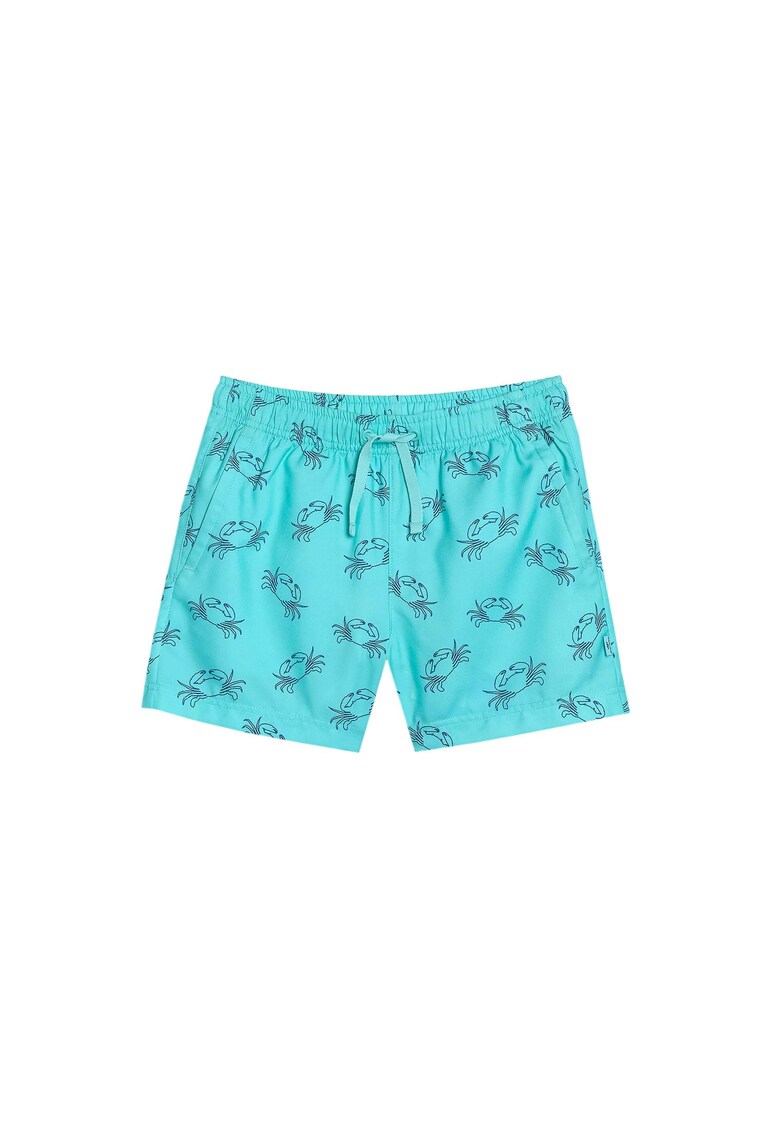 Oferte la Pantaloni scurti de baie pentru baieti -  poliester - uscare rapida - turcoaz
