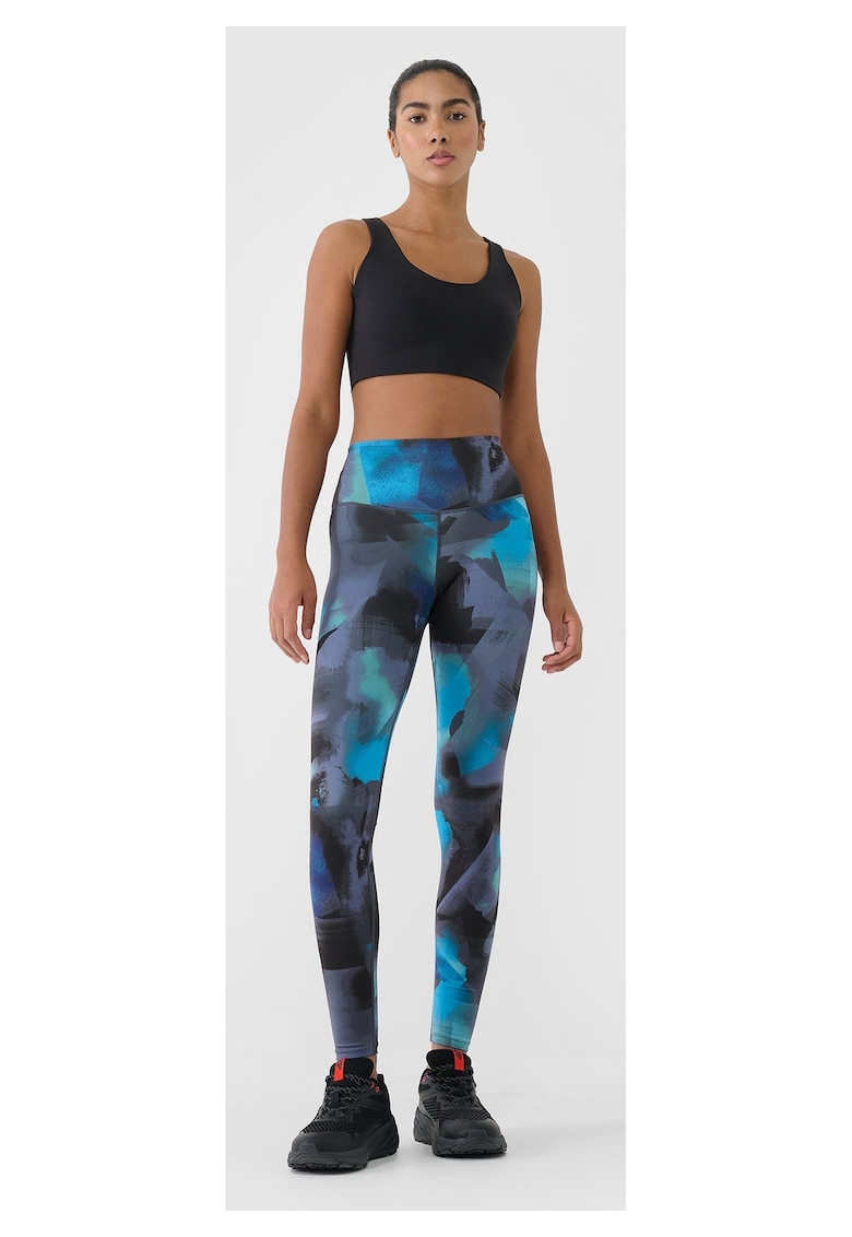 Oferte la Colanti de antrenament femei  talie inalta - croiala subtire - multicolor - material sintetic