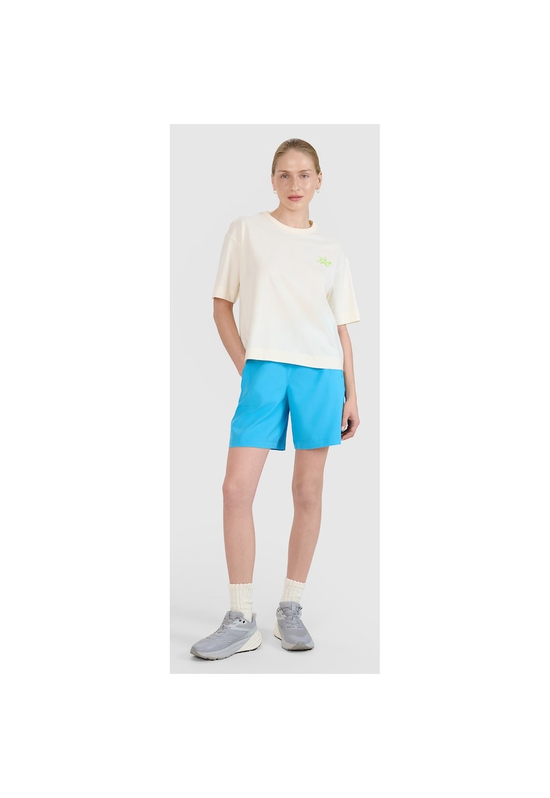 Oferte la Pantaloni scurti de plaja -  albastru - material usor si elastic - pentru inot - pentru femei