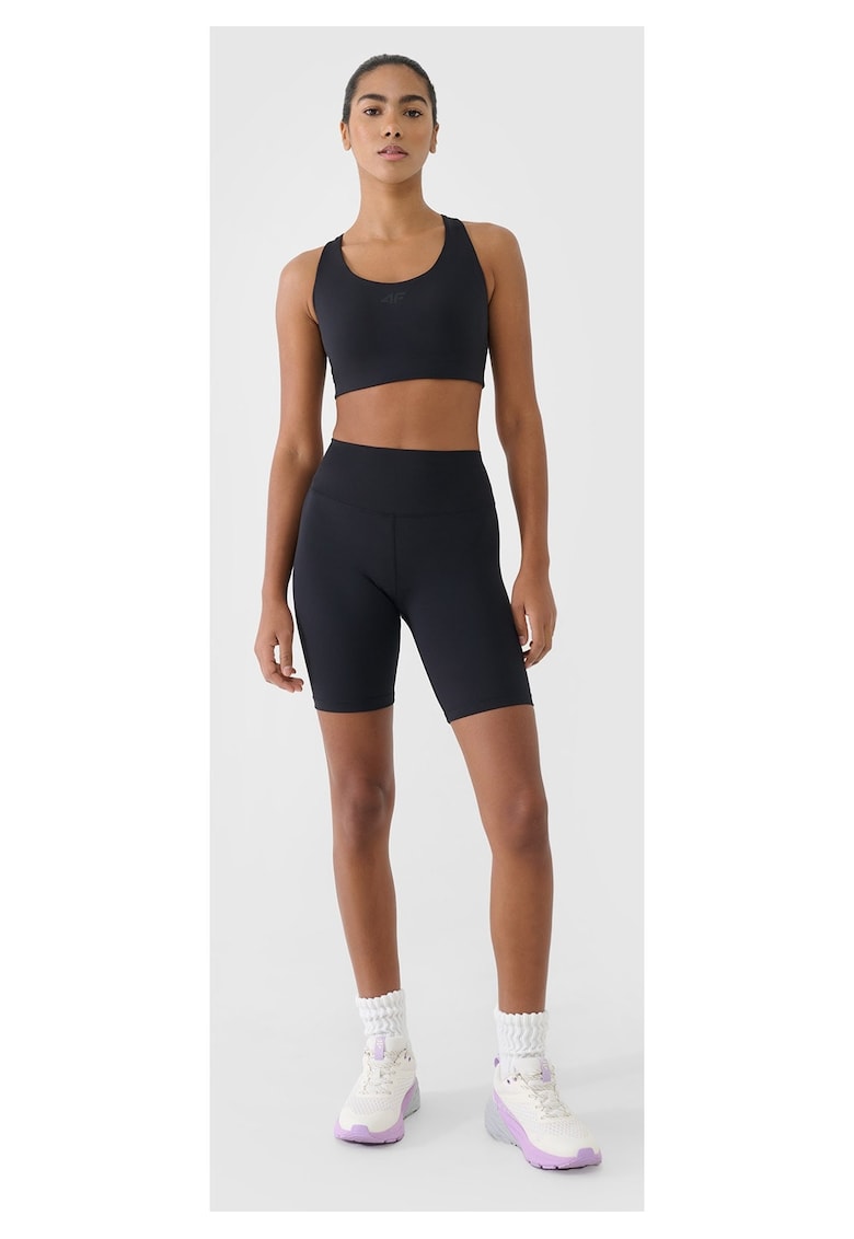 Oferte la Colanti de antrenament pentru femei  negru - material reciclat - tehnologie 4FDry - croiala subtire - buzunar ascuns