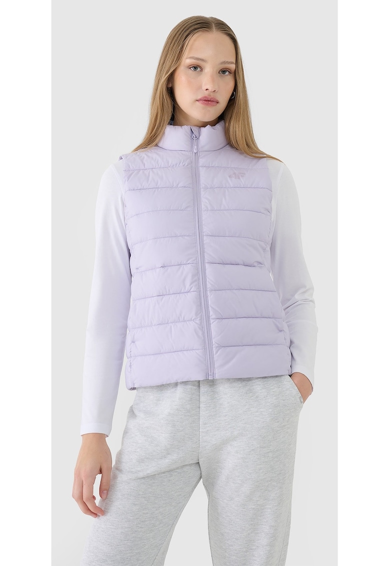 Oferte la Vesta dama  puf sintetic - mov - slim - hidrofob