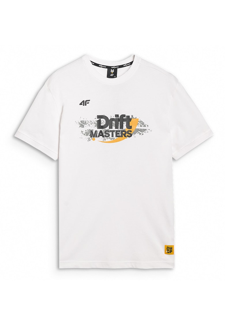 Oferte la Tricou Unisex Drift Masters  Bumbac Drift - Alb