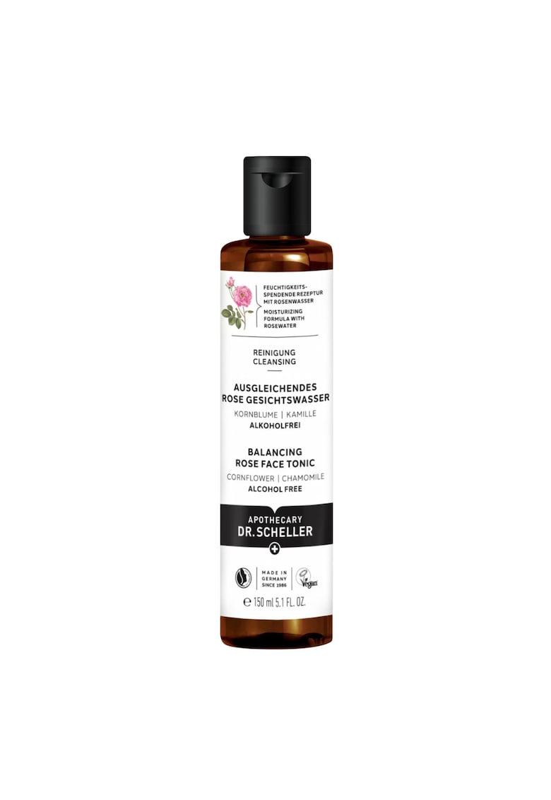 Oferte la Lotiune tonica echilibranta cu trandafir - Dr. Scheller - 150 ml