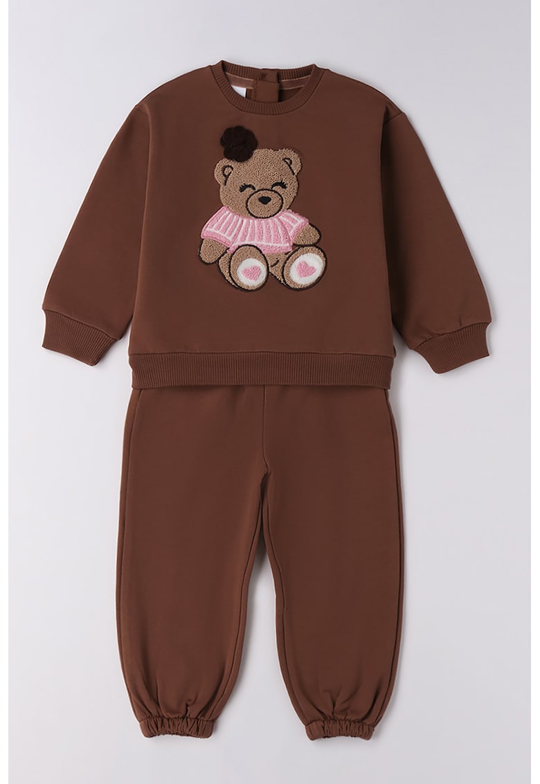 Oferte la Set de bluza si pantaloni de trening - Maro