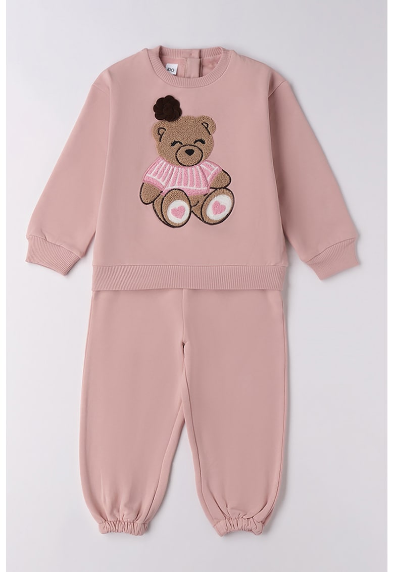Oferte la Set de bluza si pantaloni de trening - Roz prafuit