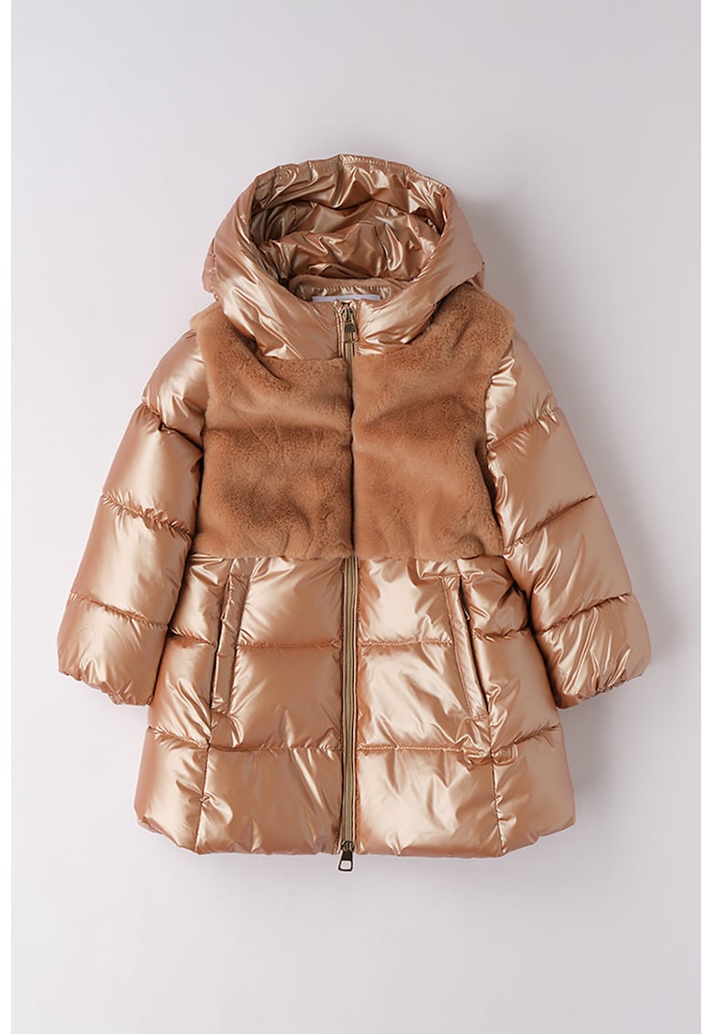Oferte la Geaca cu vatelina si doua texturi - Bronz
