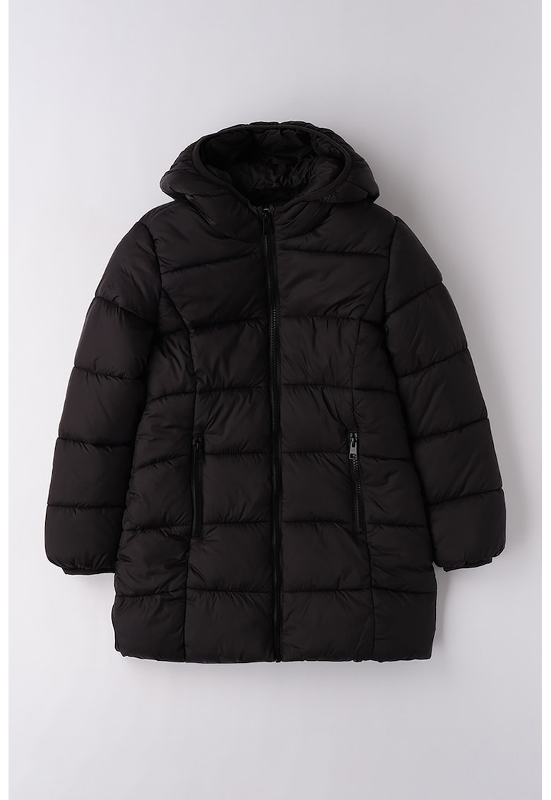 Oferte la Geaca cu buzunare cu fermoar - Negru