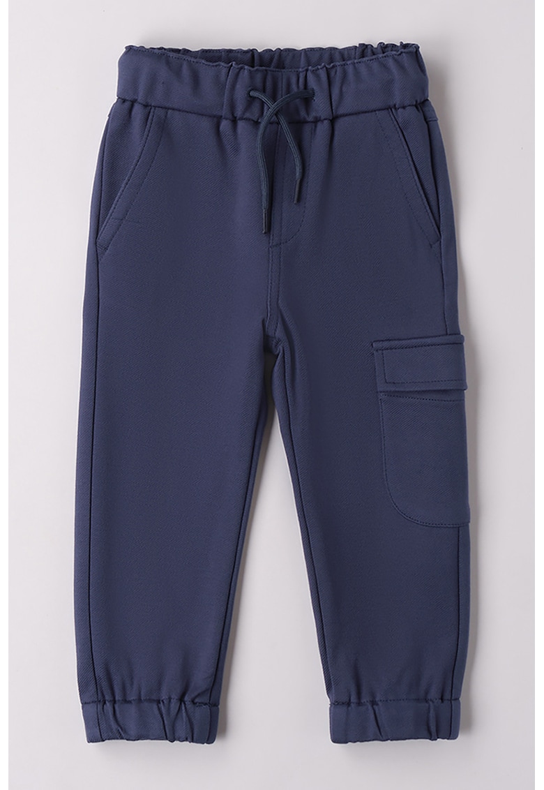 Oferte la Pantaloni uni cu snur - Bleumarin
