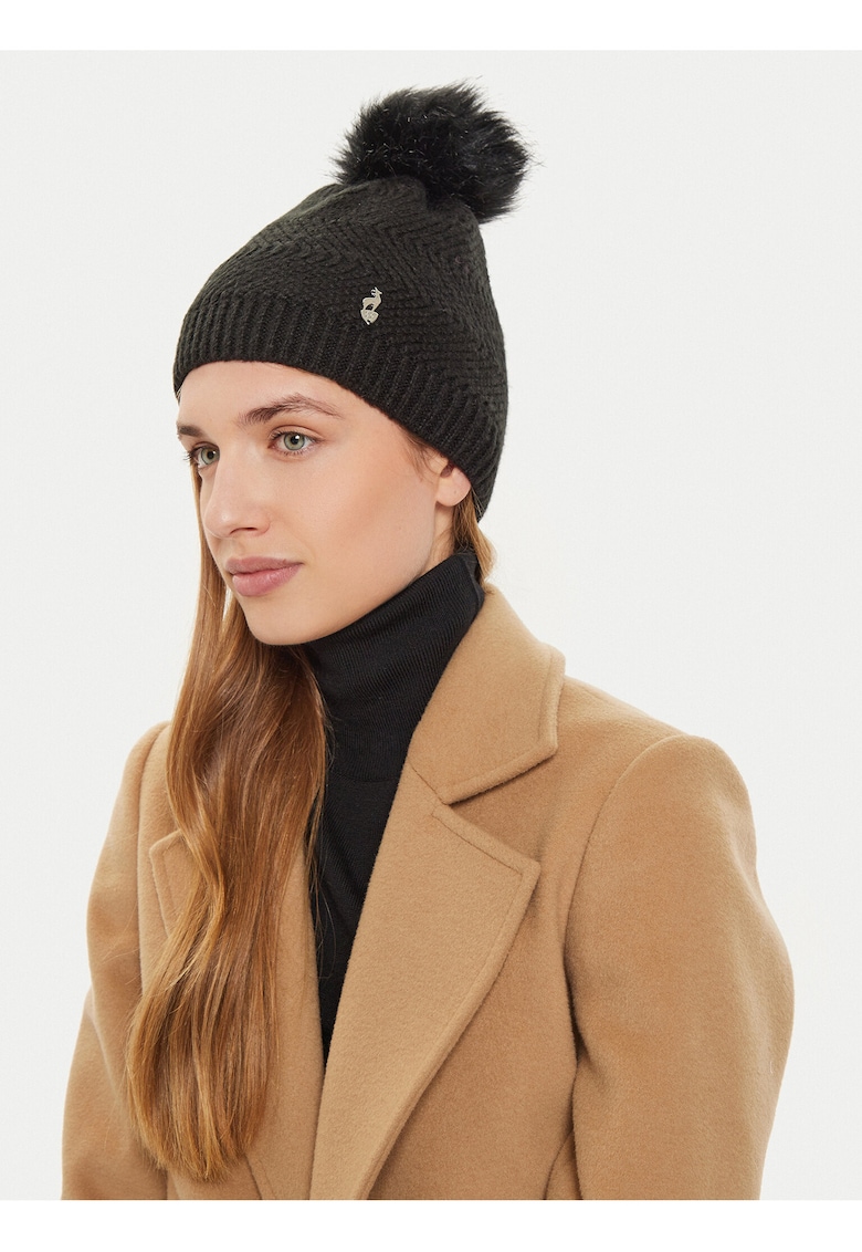 Oferte la Caciula de dama -  neagra - material acril - one size