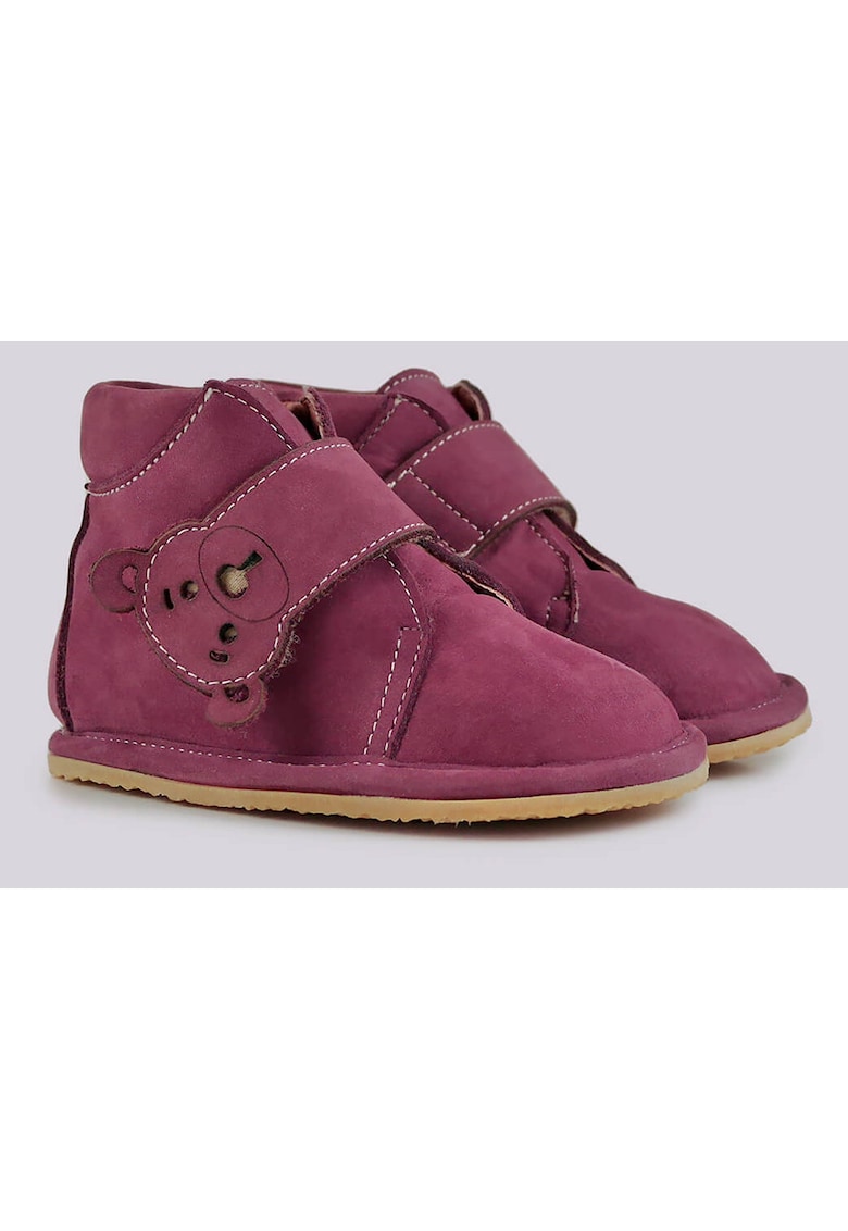 Oferte la Ghete Barefoot din piele nabuc Boog - Violet tyrian