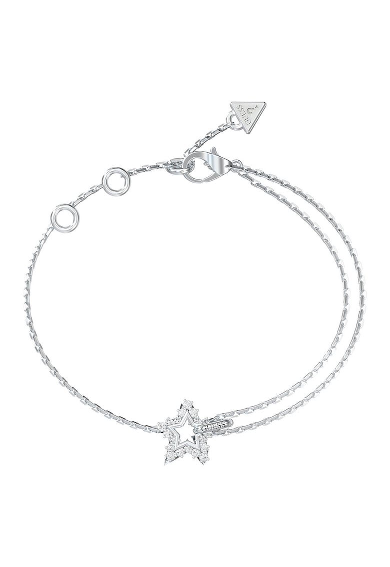 Bratara din otel inoxidabil cu talisman stea - Argintiu