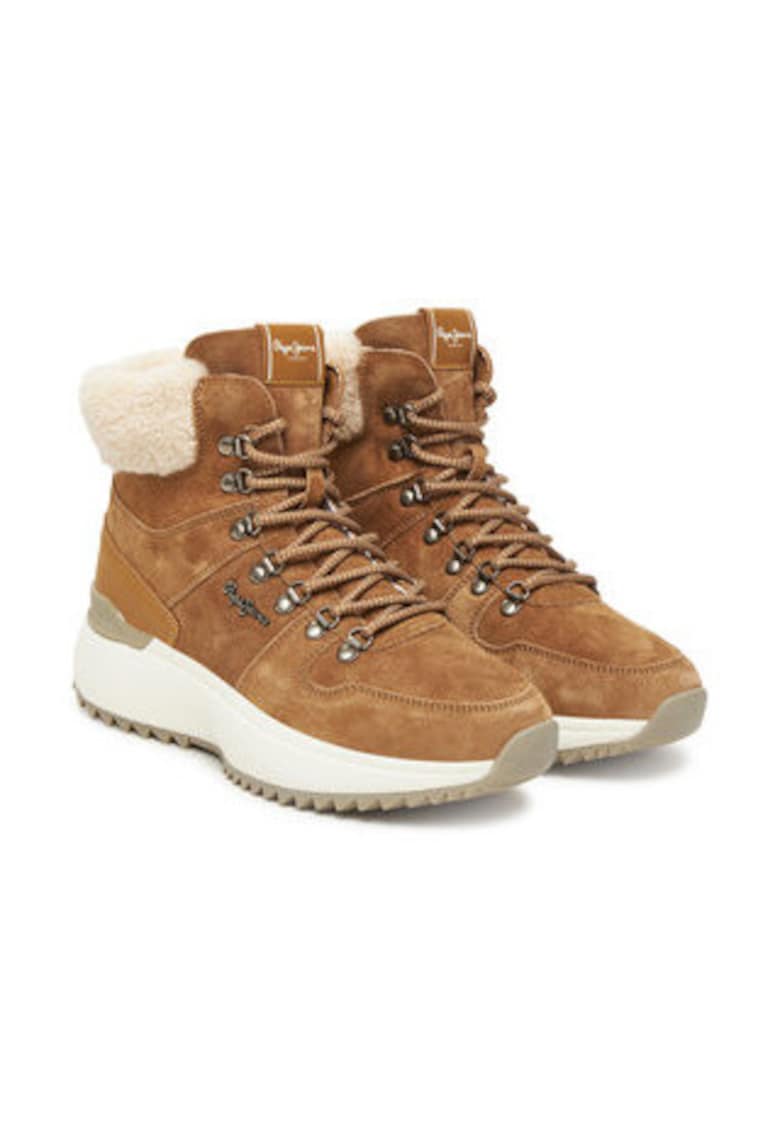 Oferte la Botine dama -  piele naturala - dama - Maro