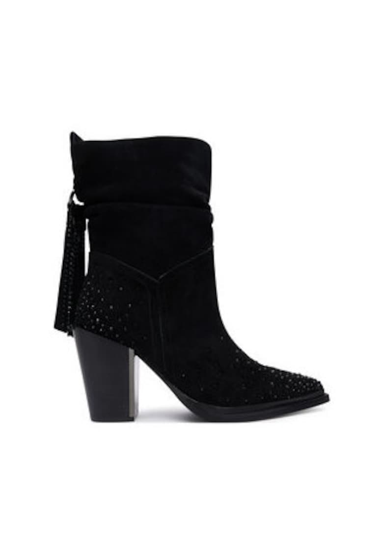 Oferte la Botine dama  piele naturala - Negru