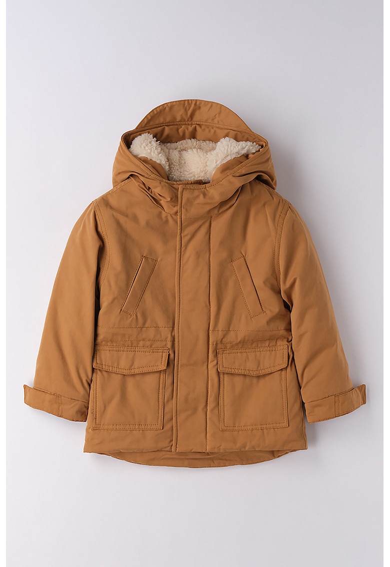 Oferte la Geaca parka cu captuseala din plus - Caramel