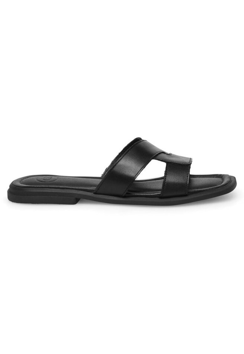Oferte la Sandale și slapi  din piele naturală - Negru