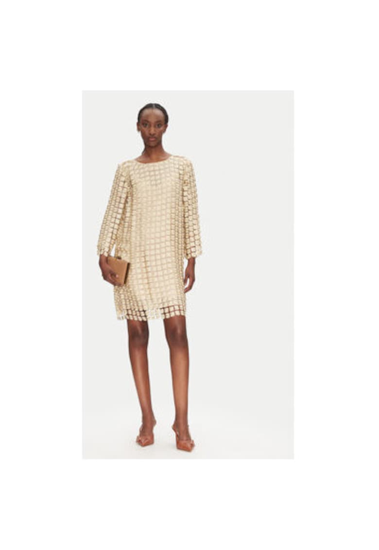 Oferte la Rochie dama  BBW4530 - Poliester - Auriu - Auriu