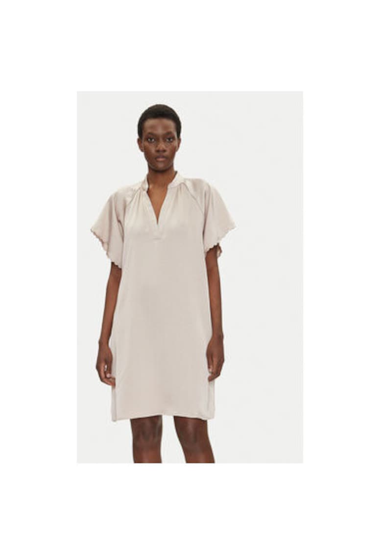 Oferte la Rochie dama  BBW4490 - Poliester reciclat - Bej - Bej