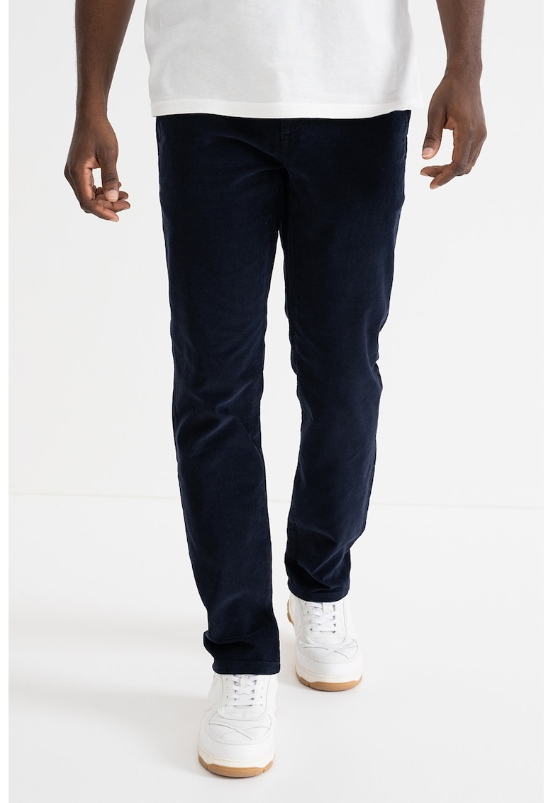 Oferte la Pantaloni chino slim fit - Bleumarin
