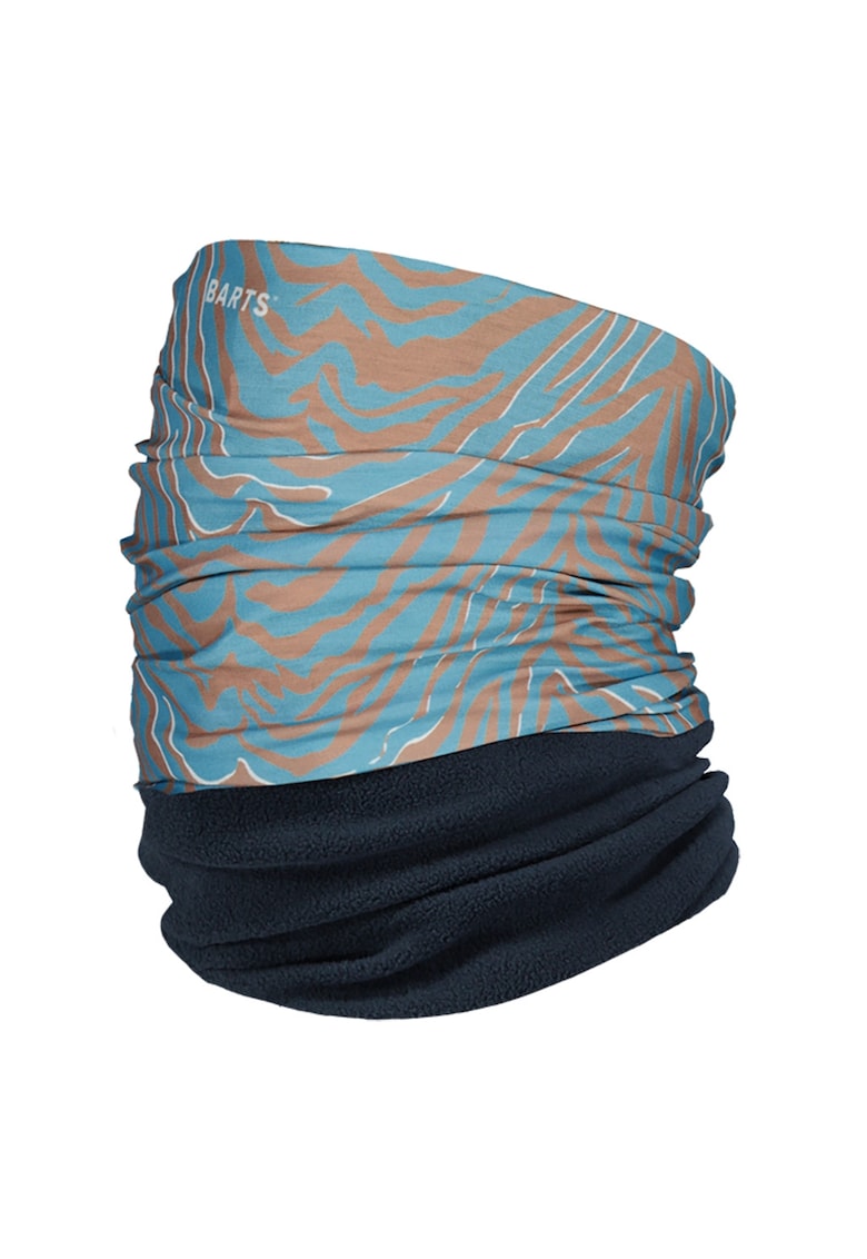 Oferte la Guler din fleece cu model circular - Portocaliu persan/Albastru deschis