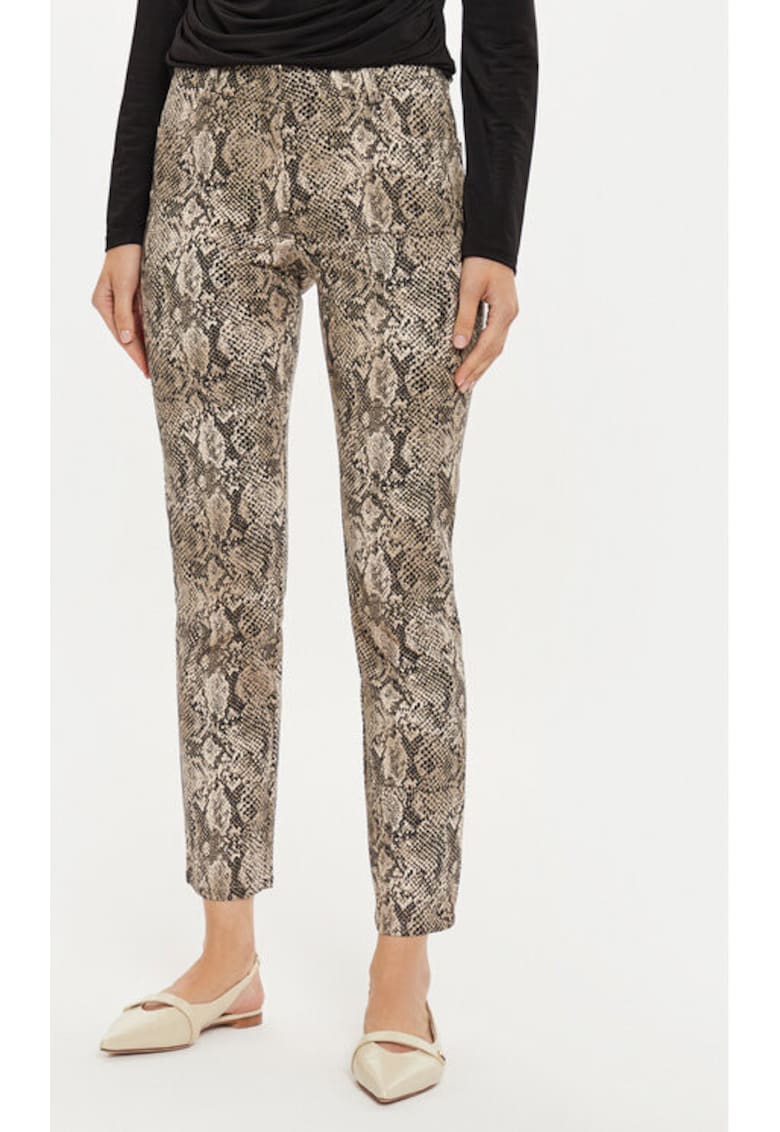 Oferte la Pantaloni dama -  304280382 - Bumbac - Maro - Maro