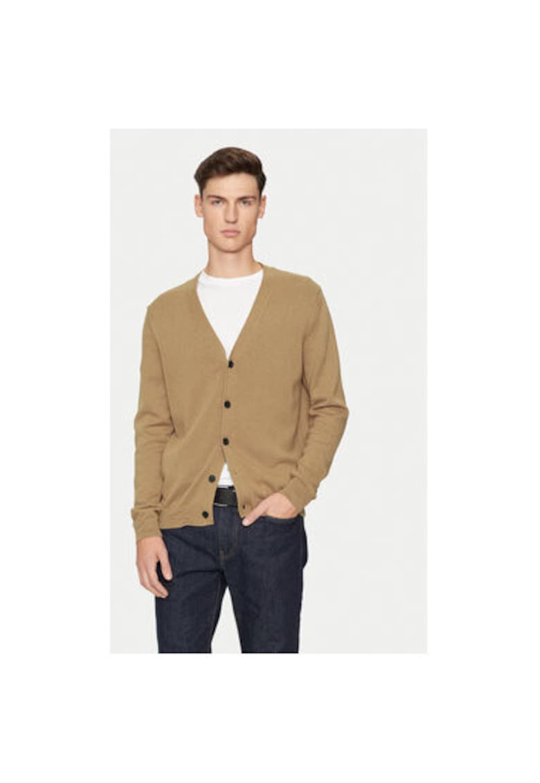 Oferte la Cardigan barbati -  304400056 - Bumbac - Bej - Bej
