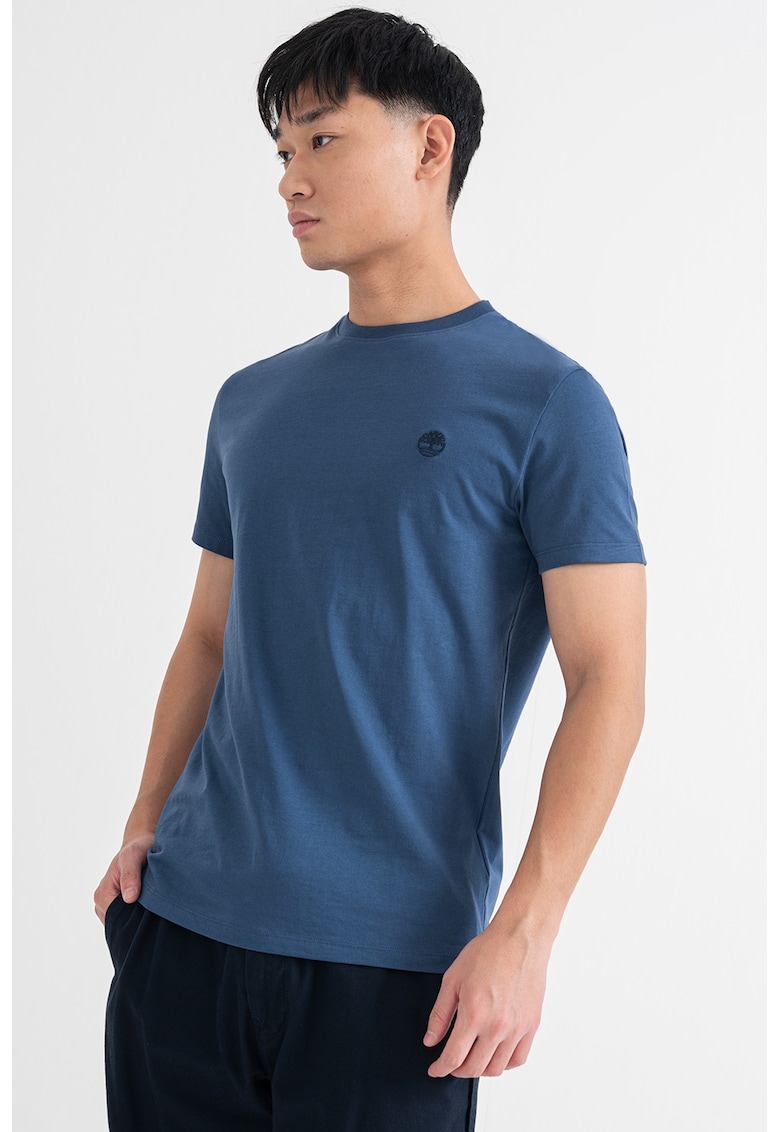 Oferte la Tricou slim fit din bumbac Dun-River - Albastru inchis/Bleumarin