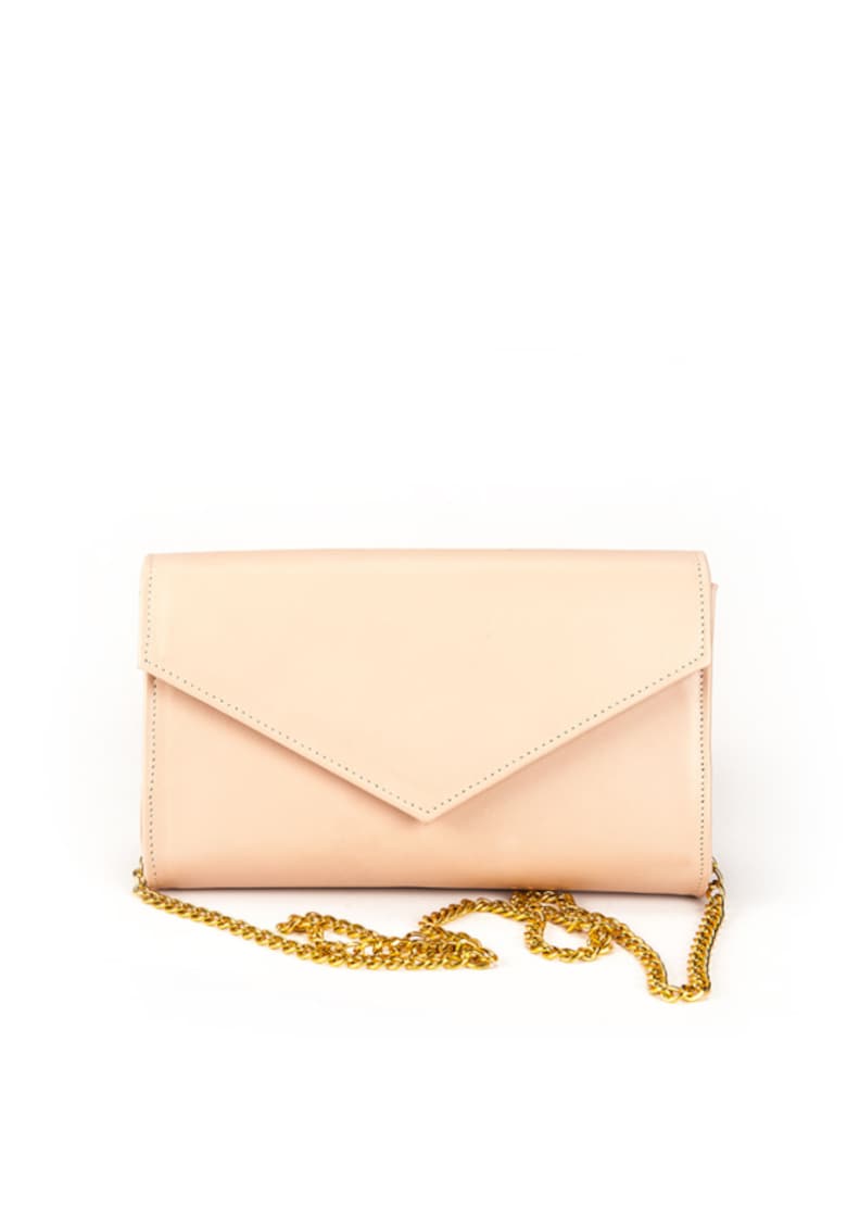 Oferte la Geanta dama piele -  Plic One mic - nude - 22x5x15 cm