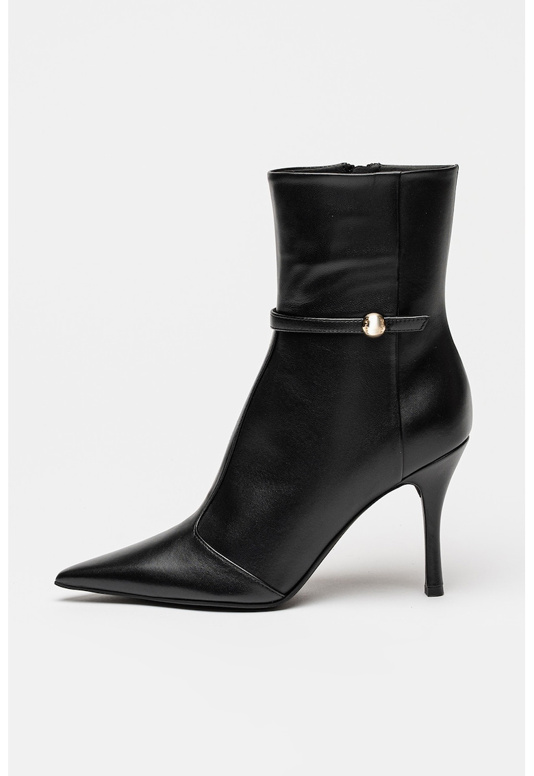 Oferte la Botine din piele Sfera - Negru
