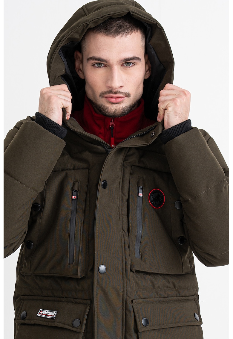 Oferte la Geaca cu gluga Albertana - Verde inchis