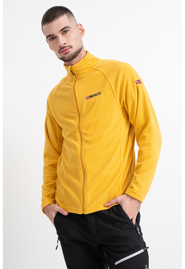 Oferte la Bluza de trening cu fermoar si logo Tug - Galben sofran