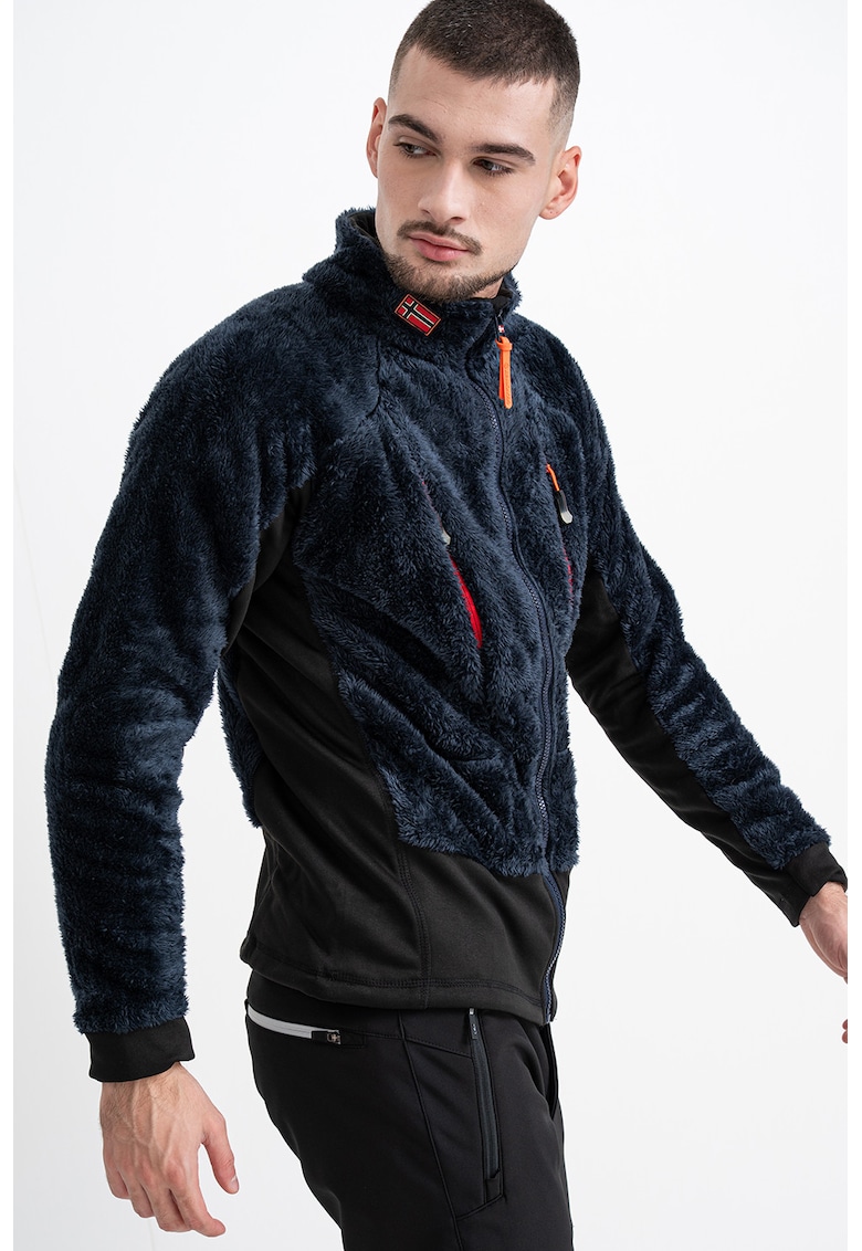 Oferte la Bluza de trening pufoasa cu fermoar si buzunare Uliste - Bleumarin