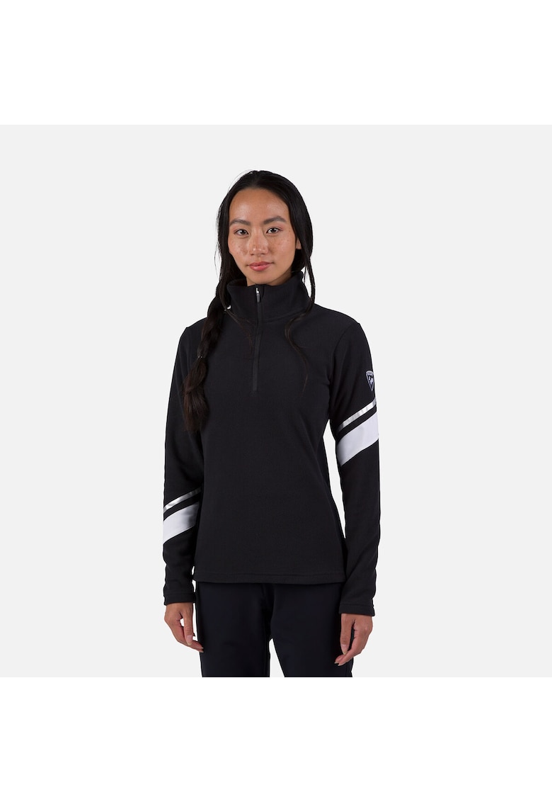 Oferte la Jacheta  Strawpile fleece - cu fermoar - negru - pentru dama - Negru