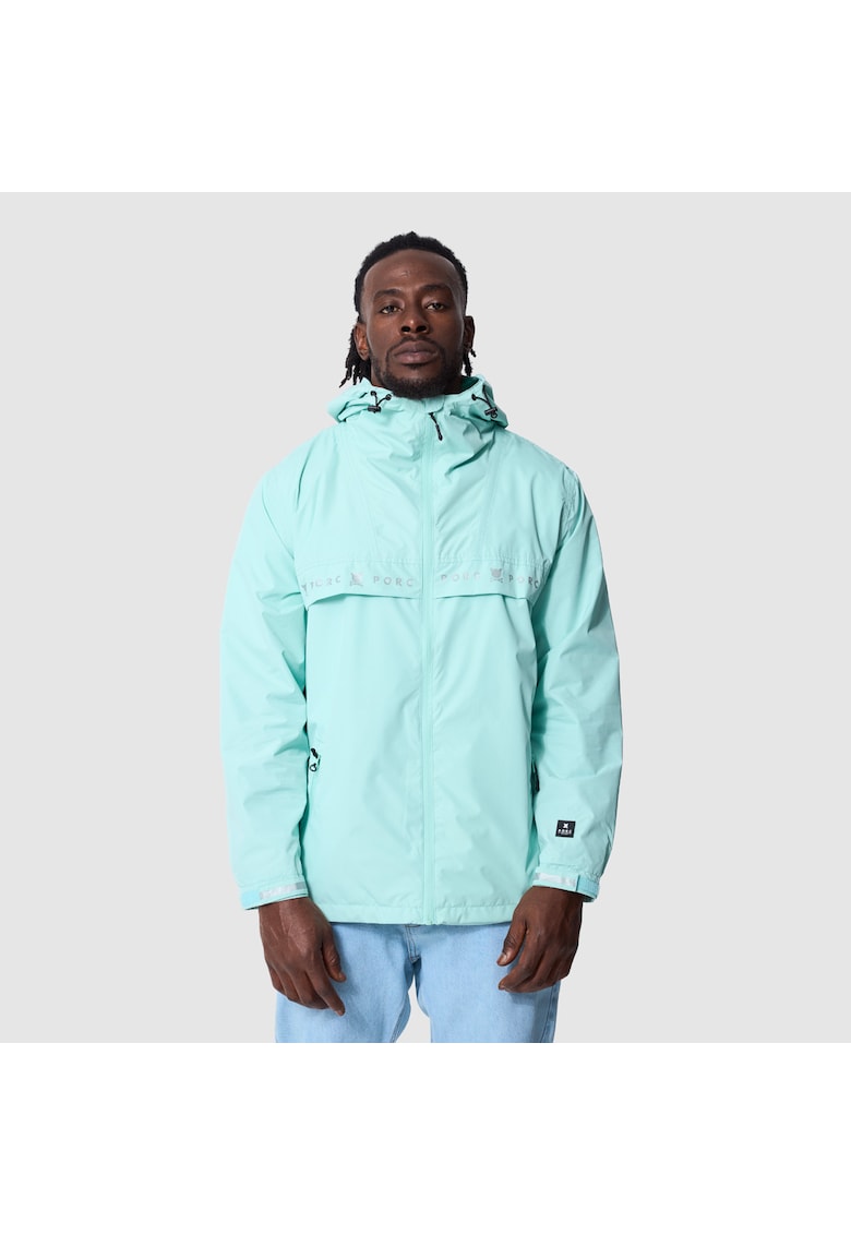 Oferte la Jacheta unisex cu detalii reflectorizante - Verde deschis