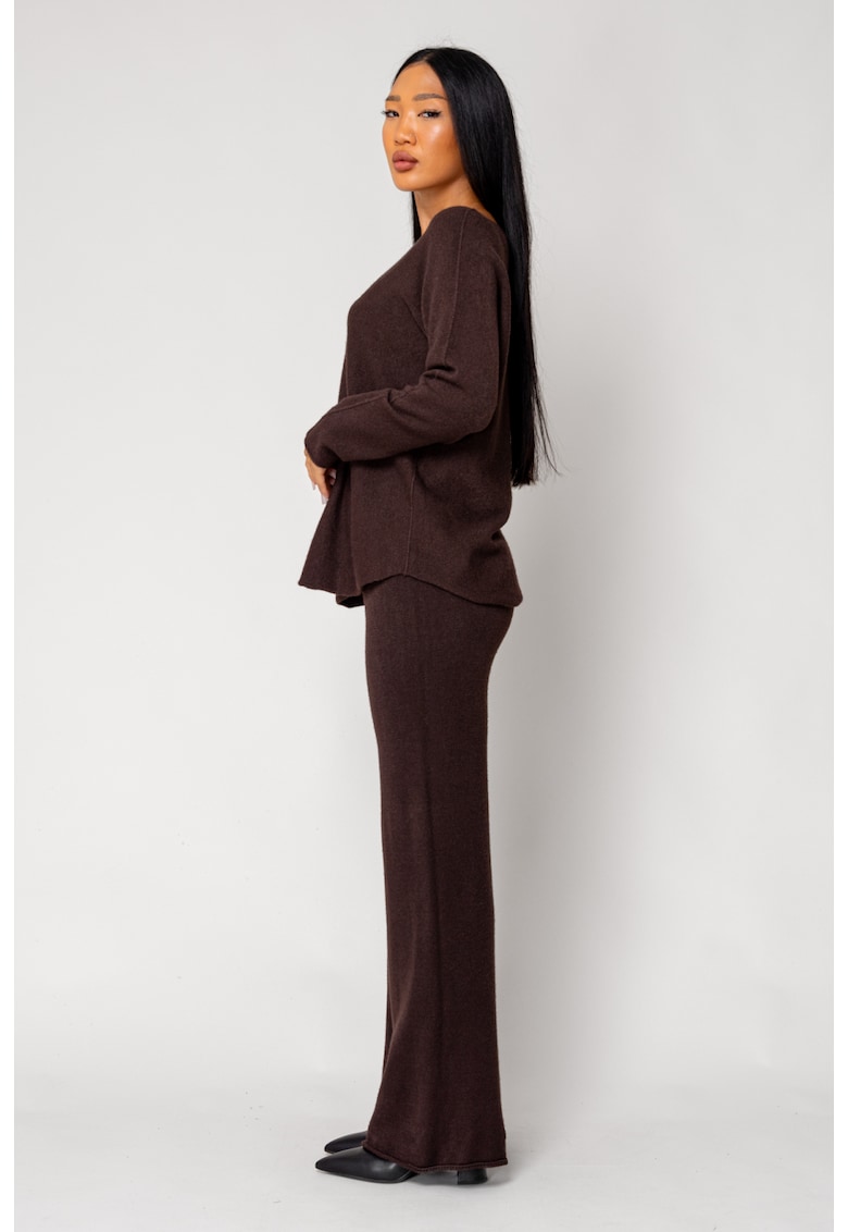 Oferte la Set Vellera Pulover si Pantalon lung Brown 18117 - Maro