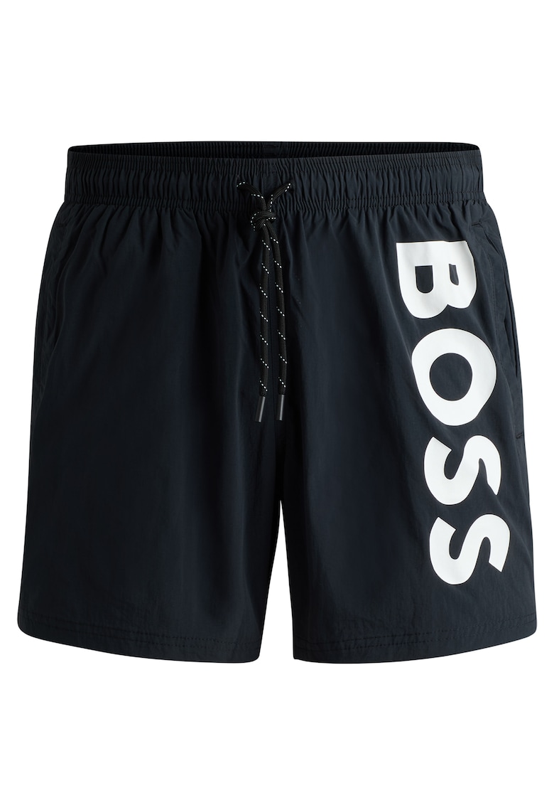 Oferte la Pantaloni scurti de baie cu logo Octopus - Negru