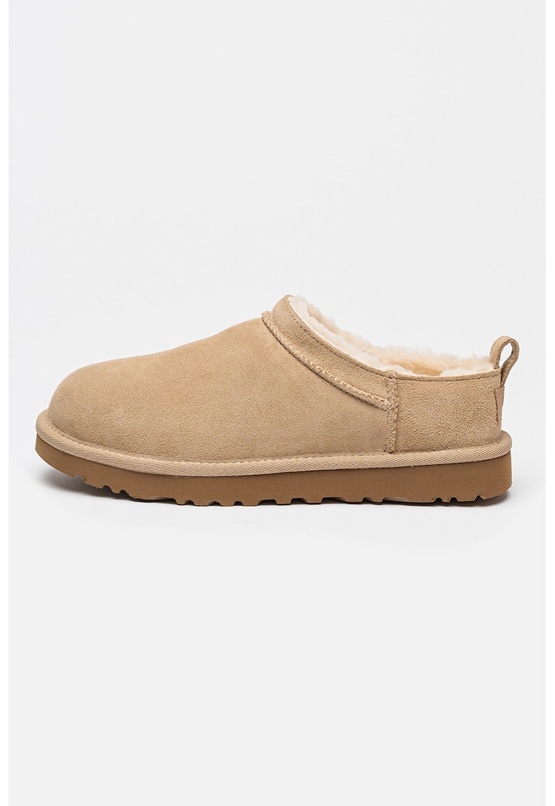 Oferte la Ghete slip-on de piele intoarsa Classic Micro - Maro nisip