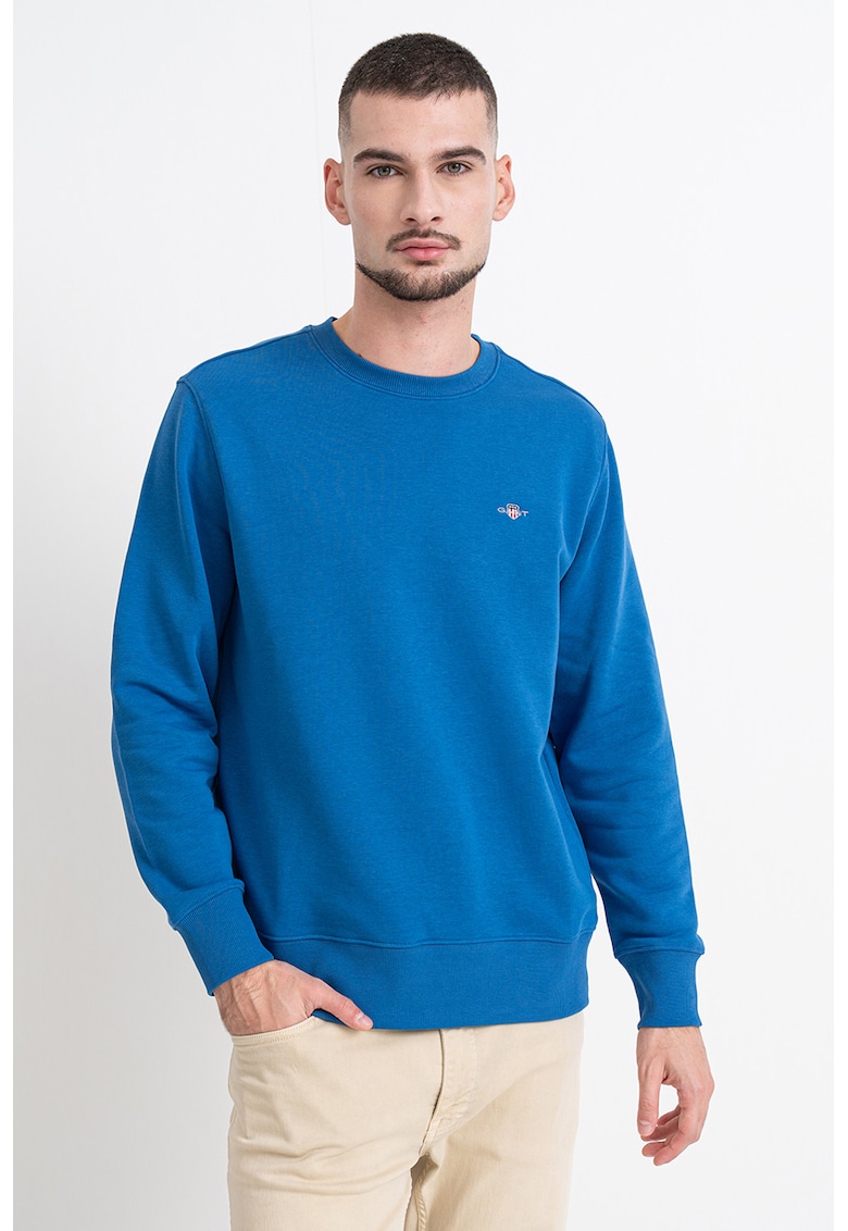 Oferte la Bluza de trening cu decolteu la baza gatului Shield - Albastru azur